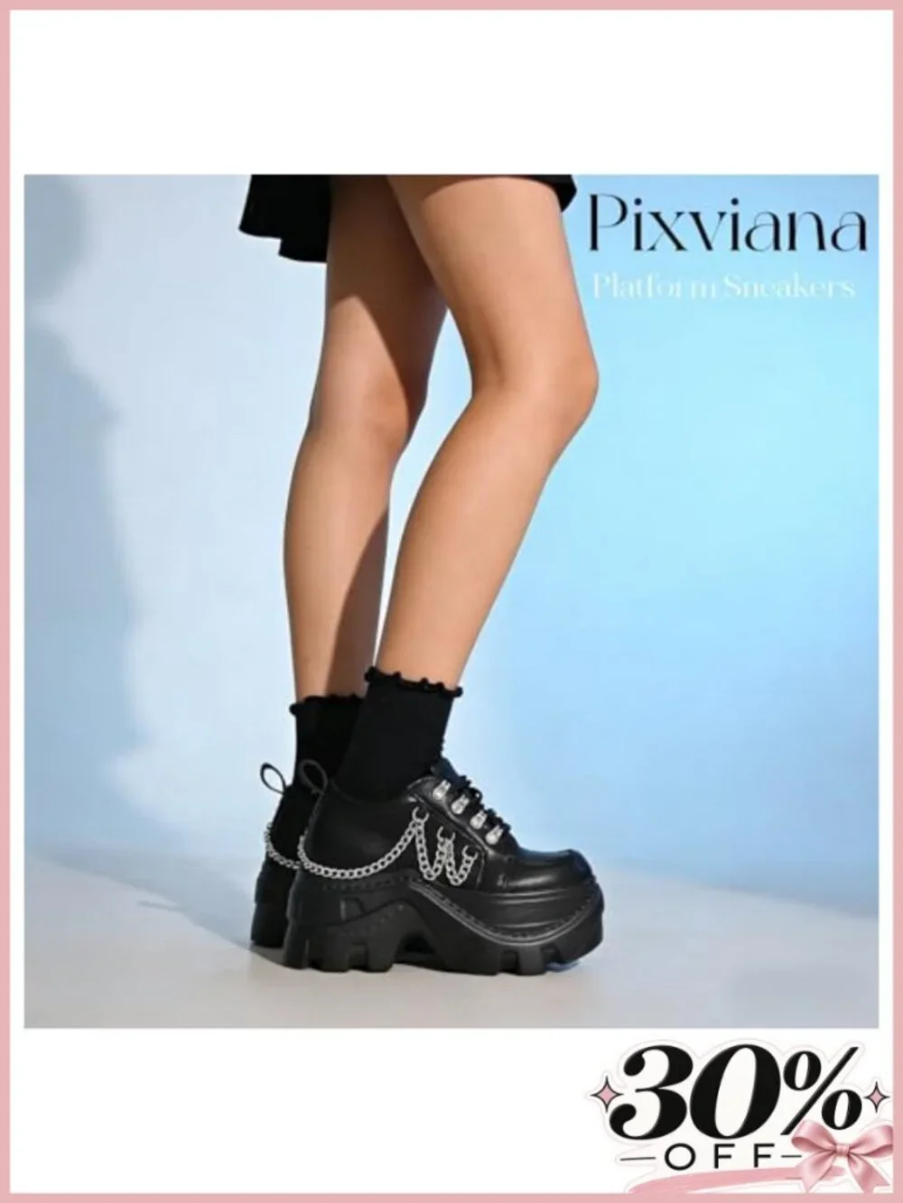 Women's Platform Sneakers Chunky Wedge Black Casual Y2K Bride Wedding Sneaker